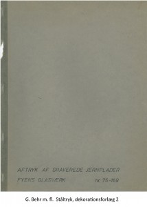 G. Behr m. fl. Ståltryk, dekorationsforlæg 2